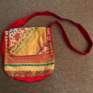 Embroidered Boho Bag